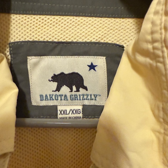 Rare Yellow Men’s Dakota Grizzly Yellow Tropic-wear Shirt - Picture 6 of 7